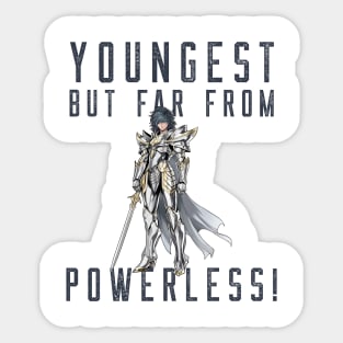 The youngest isn’t powerless Sticker